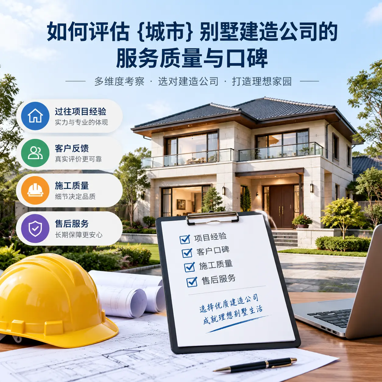 如何评估 黔西南 别墅建造公司的服务质量与口碑