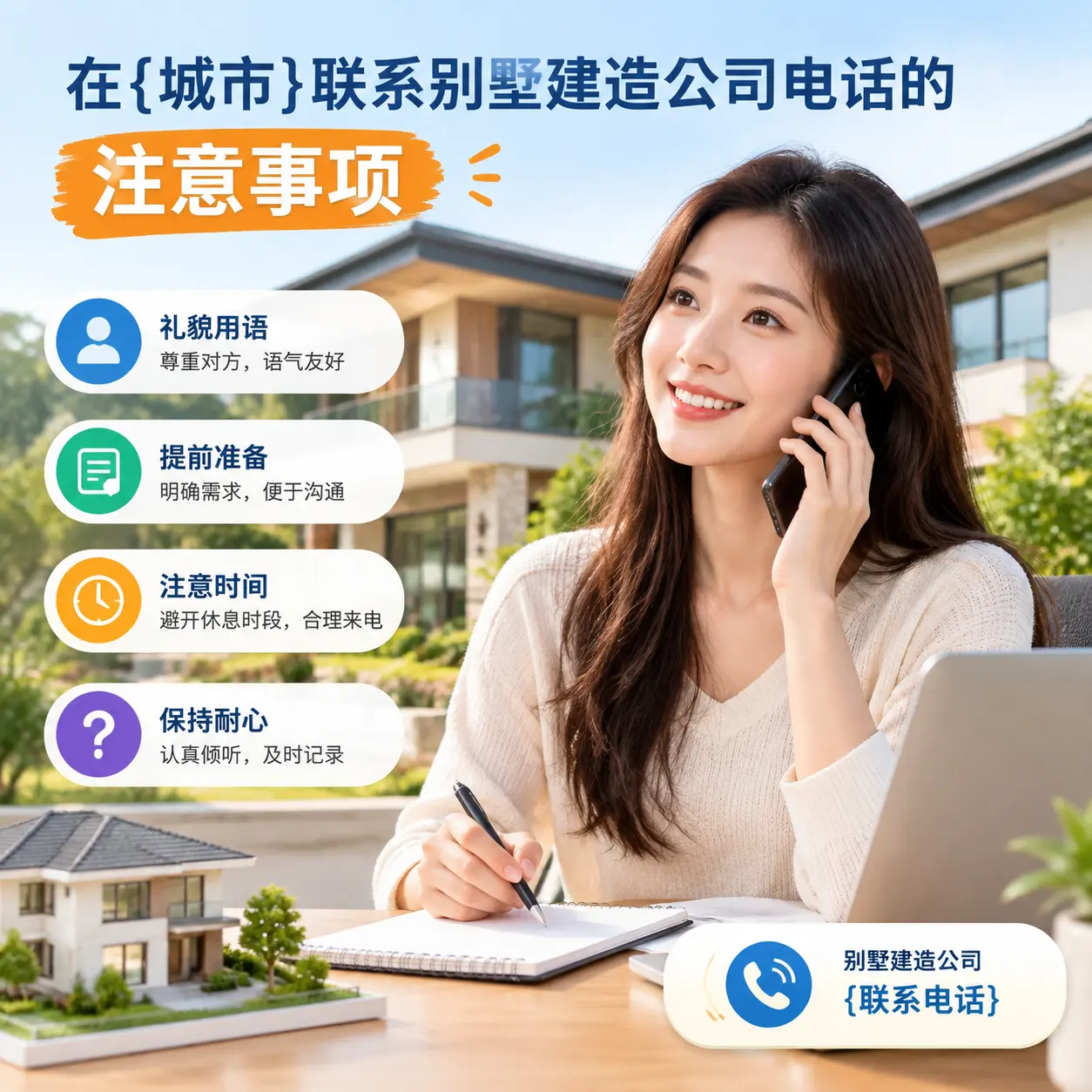 在黔西南联系别墅建造公司电话的注意事项