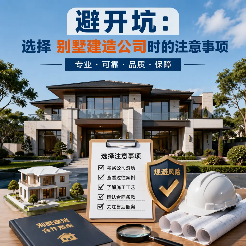避开坑:选择 黔西南 别墅建造公司时的注意事项