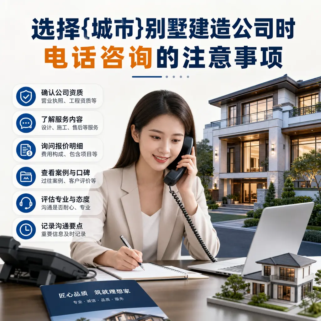 选择黔西南别墅建造公司时,电话咨询的注意事项