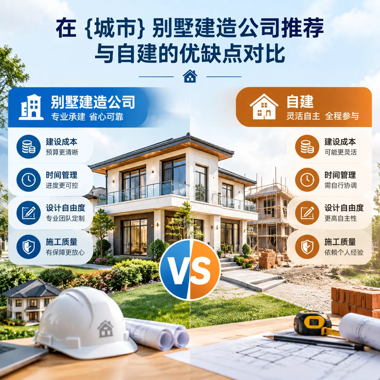 在 黔西南 别墅建造公司推荐与自建的优缺点对比